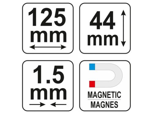 YATO Profilsablon 125 mm