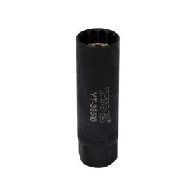YATO Vékonyfalú gyertyakulcs 3/8" 14 mm / 63 mm