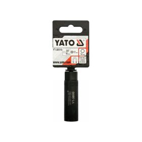 YATO Vékonyfalú gyertyakulcs 3/8" 14 mm / 63 mm