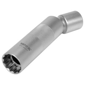 YATO Csuklós gyertyakulcs 3/8" 16 mm