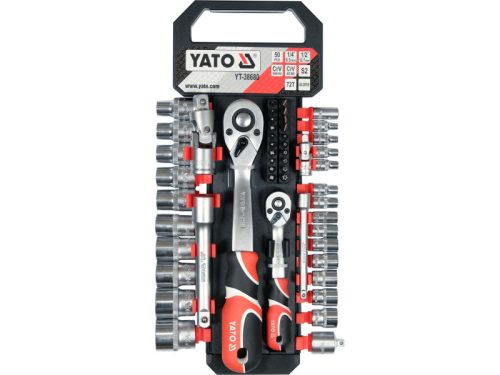 YATO Dugókulcs készlet 51 részes 1/2", 1/4" CrV