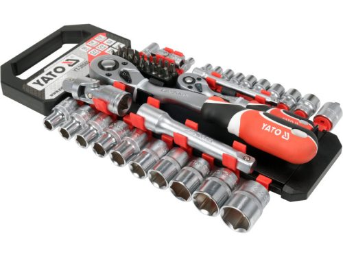 YATO Dugókulcs készlet 51 részes 1/2", 1/4" CrV