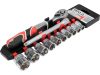 YATO Dugókulcs készlet 12 részes 3/8" 10-24 mm CrV