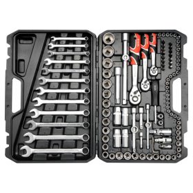   YATO Dugókulcs készlet 111 részes 1/4", 3/8", 1/2" CrV