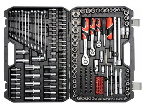 YATO Dugókulcs készlet 216 részes 1/4", 3/8", 1/2" CrV