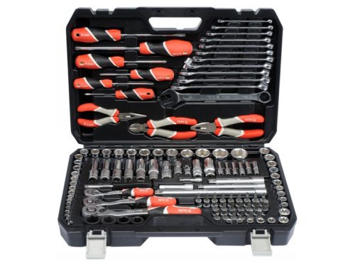 YATO Szerszámkészlet 129 részes 1/4", 3/8", 1/2" CrV CrMo