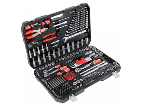 YATO Szerszámkészlet 225 részes 1/4", 3/8", 1/2" CrV CrMo