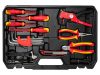 YATO Szigetelt szerszámkészlet villanyszerelőknek 68 részes 1/4" 1000 V CrV