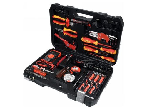 YATO Szigetelt szerszámkészlet villanyszerelőknek 68 részes 1/4" 1000 V CrV