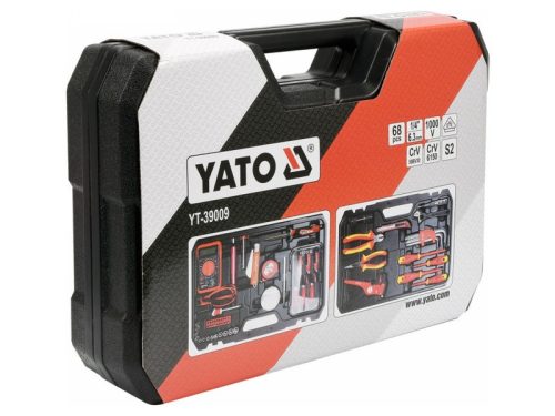 YATO Szigetelt szerszámkészlet villanyszerelőknek 68 részes 1/4" 1000 V CrV