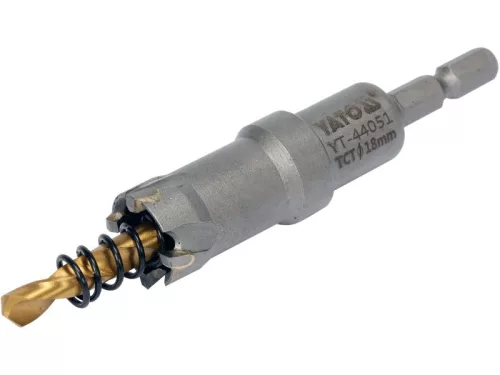 YATO Körkivágó 18 mm TCT bit befogással