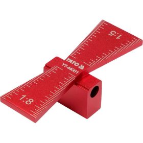 YATO Asztalos fecskefark sablon Alumínium