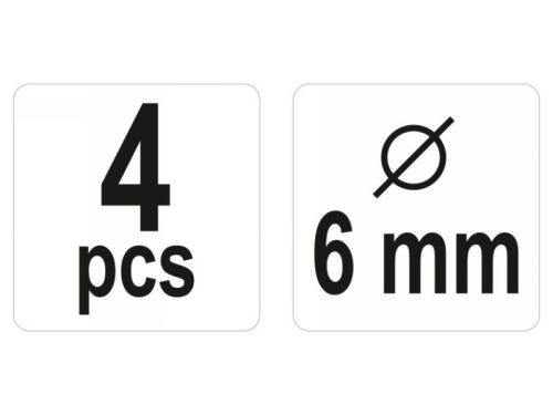 YATO Tipli jelölő 6 mm (4 db)