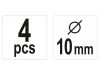 YATO Tipli jelölő 10 mm (4 db)