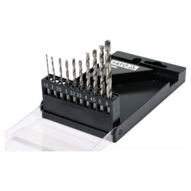   YATO Csigafúró készlet bit befogású 10 részes 1,5-6 mm HSS 6542