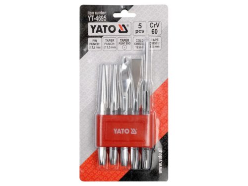 YATO Pontozó készlet 5 részes CrV60