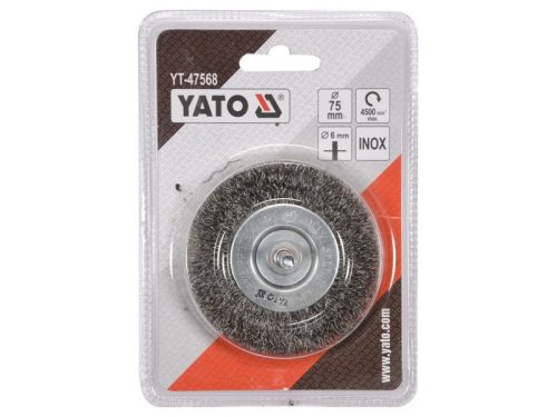 YATO Csapos körkefe 75 mm inox