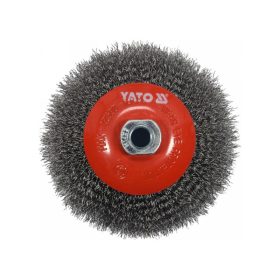 YATO Döntött körkefe M14 125 mm inox
