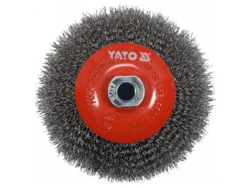 YATO Döntött körkefe M14 125 mm inox