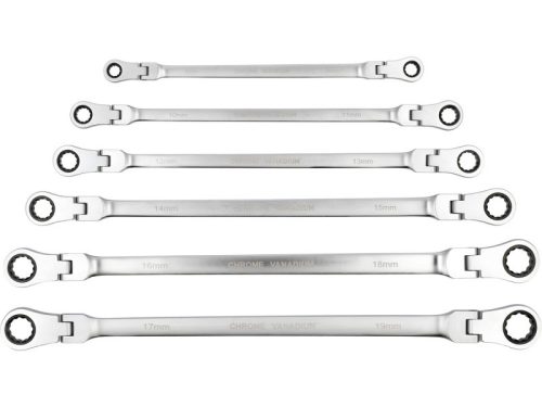 YATO Csillagkulcs készlet csuklós 6 részes 8 - 19 mm extra hosszú