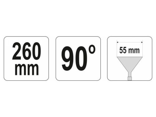 YATO Falcfogó 280 x 60 mm 90°