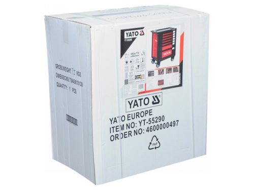 YATO Szerszámkocsi szerszámokkal 211 részes