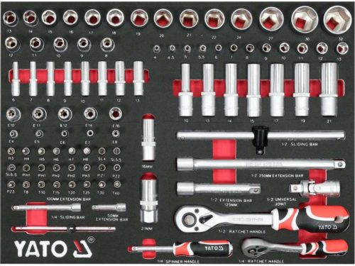 YATO Szerszámkocsi szerszámokkal 157 részes