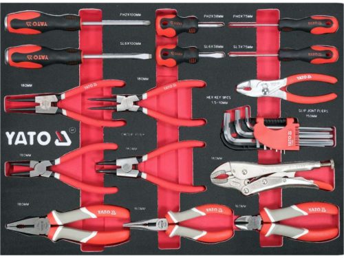 YATO Szerszámkocsi szerszámokkal 157 részes