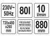 YATO Alkatrészmosó 80 liter