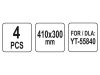 YATO Védőfólia 410 x 300 mm az YT-55840 homokszóró kabinhoz (4 db)