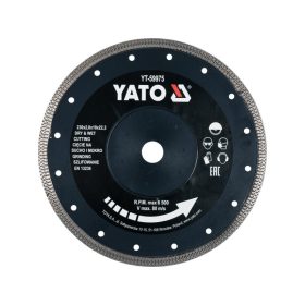   YATO Gyémánt vágókorong 230 x2,0 x 10 x 22,2 mm folytonos