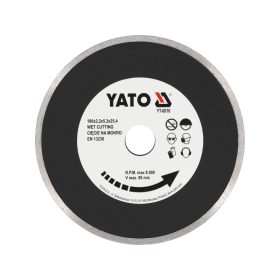   YATO Gyémánt vágókorong 180 x 2,2 x 5,3 x 25,4 mm folytonos