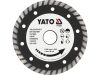 YATO Gyémánt vágókorong 125 x 2,6 x 8,0 x 22,2 mm turbo