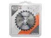 YATO Fűrésztárcsa fához 160 x 20 x 1,5 mm / 24T