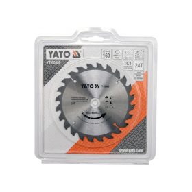 YATO Fűrésztárcsa fához 160 x 20 x 1,5 mm / 24T