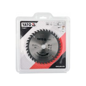 YATO Fűrésztárcsa fához 160 x 20 x 1,5 mm / 36T