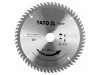 YATO Fűrésztárcsa fához 160 x 20 x 1,5 mm / 60T