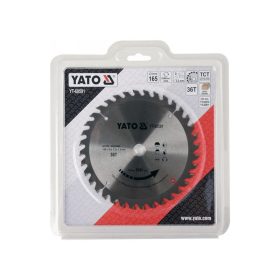 YATO Fűrésztárcsa fához 165 x 16 x 1,5 mm / 36T