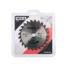 YATO Fűrésztárcsa fához 185 x 20 x 1,5 mm / 24T
