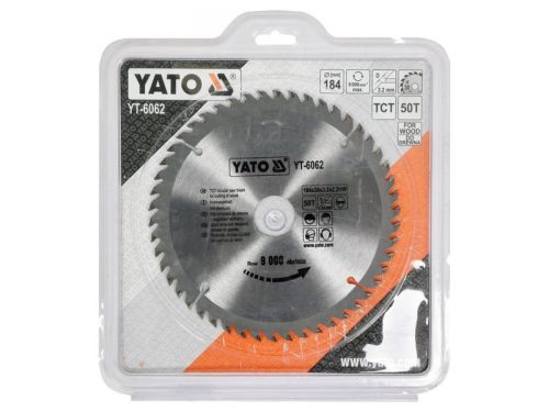 YATO Fűrésztárcsa fához 184 x 30 x 2,2 mm / 50T