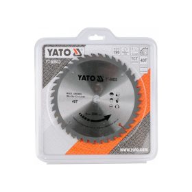 YATO Fűrésztárcsa fához 190 x 16 x 2,2 mm / 40T