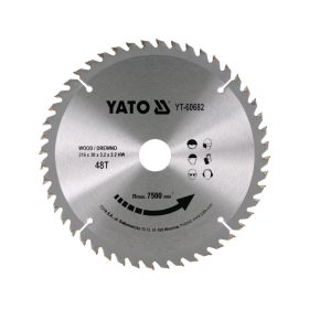 YATO Fűrésztárcsa fához 216 x 30 x 2,2 mm / 48T