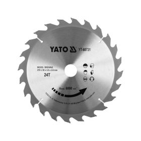 YATO Fűrésztárcsa fához 255 x 30 x 2,0 mm / 24T