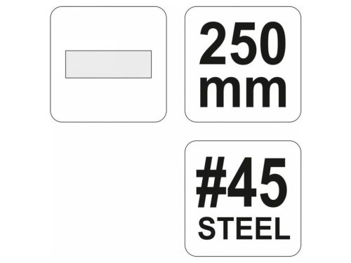 YATO Lapos ráspoly 250 mm / # 45 durva