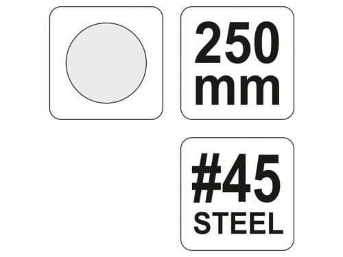 YATO Kerek ráspoly 250 mm / # 45 durva