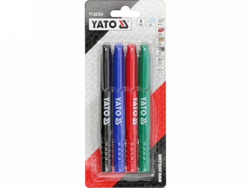 YATO Jelölő filc készlet 4 db