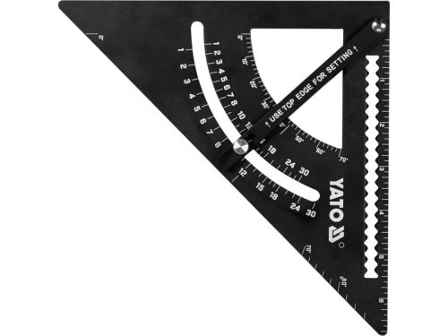YATO Derékszög vonalzó 270 x 170 mm alumínium
