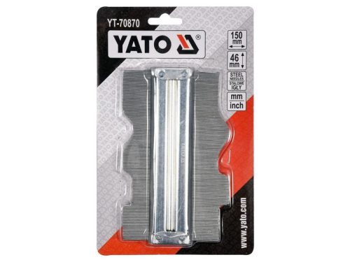 YATO Profilsablon fém 150 x 46 mm
