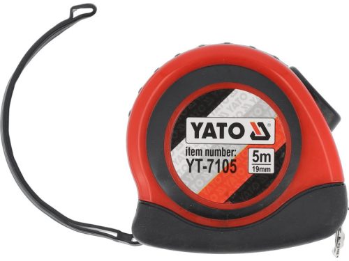 YATO Mérőszalag 5 m x 19 mm, mágneses, nylon bevonatú
