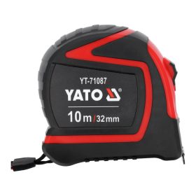 YATO Mérőszalag 10 m x 25 mm gumírozott